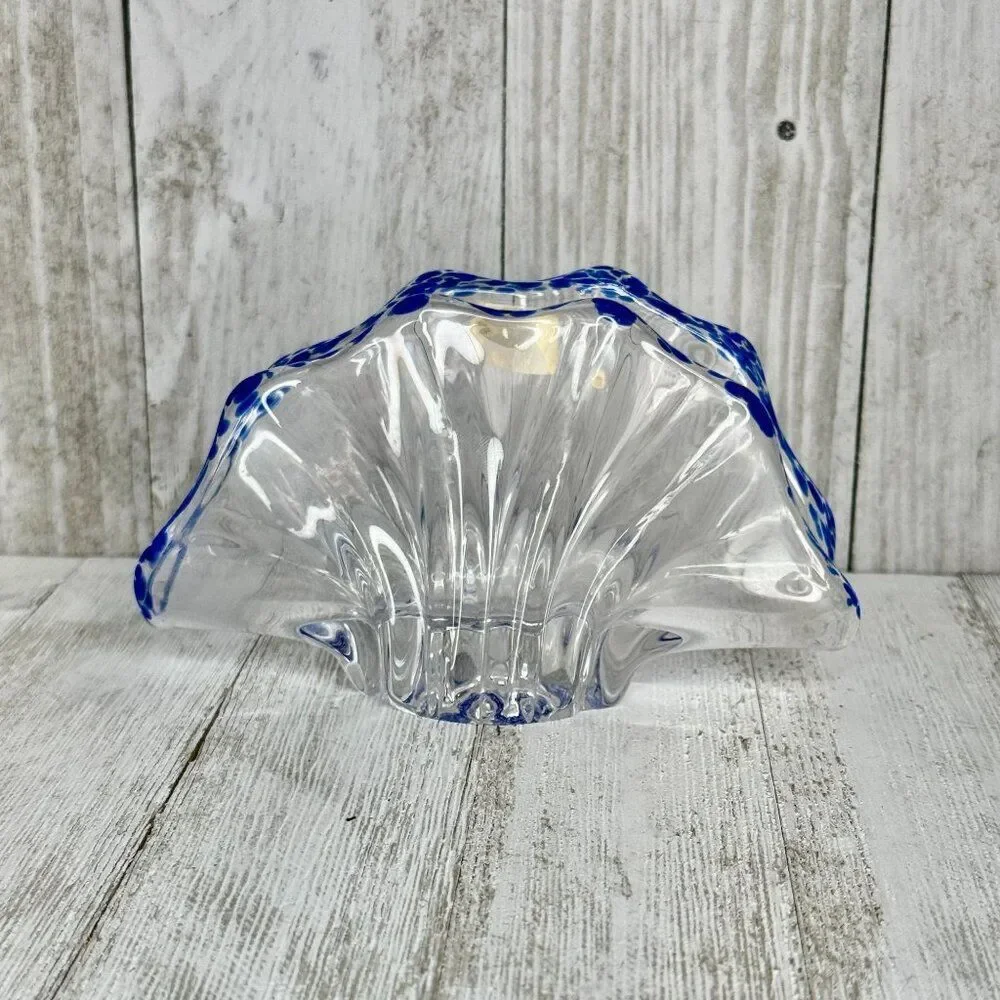 Vintage Violetta Hand Cut 24% Lead Crystal Napkin Holder Letter Holder Poland - Picture 4 of 6